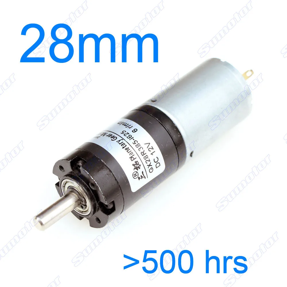 

GX28 D=28mm 12V 24V high torque low speed Planetary gear motor DC brushed motor long life high quality Durable tubular motor