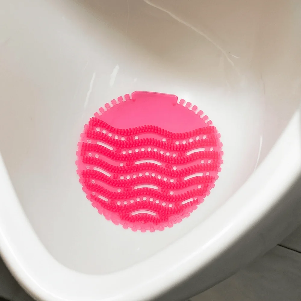 Design antispruzzo Schermo per orinatoio Fragranze di lunga durata Deodorante antimicrobico Filtro anti intasamento Forniture per toilette dal design flessibile