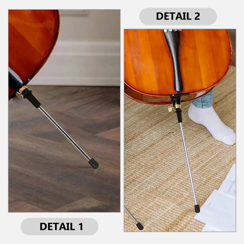 

3 Pcs Tail Column Pad Cello Support Endpin Rest for Floor Protector Anchor Stopper Holder