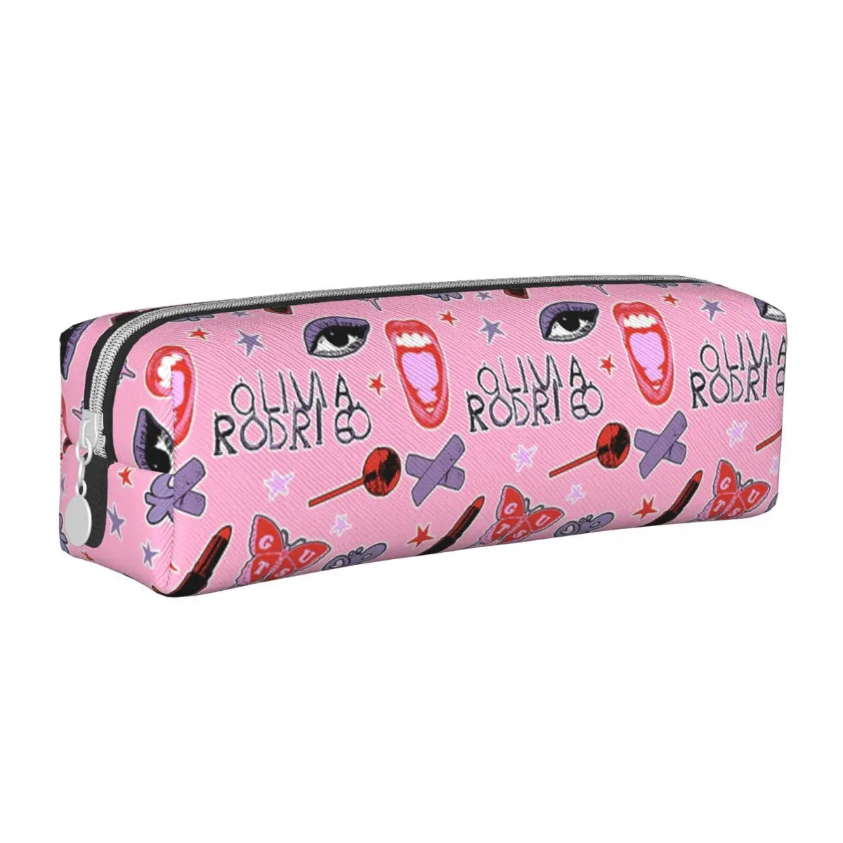 Cool Pencil Case Guts Sour Spill Ur Vampire Pencil Box School Pencil Cases Boy Girl Square Pattern Stationery Organizer