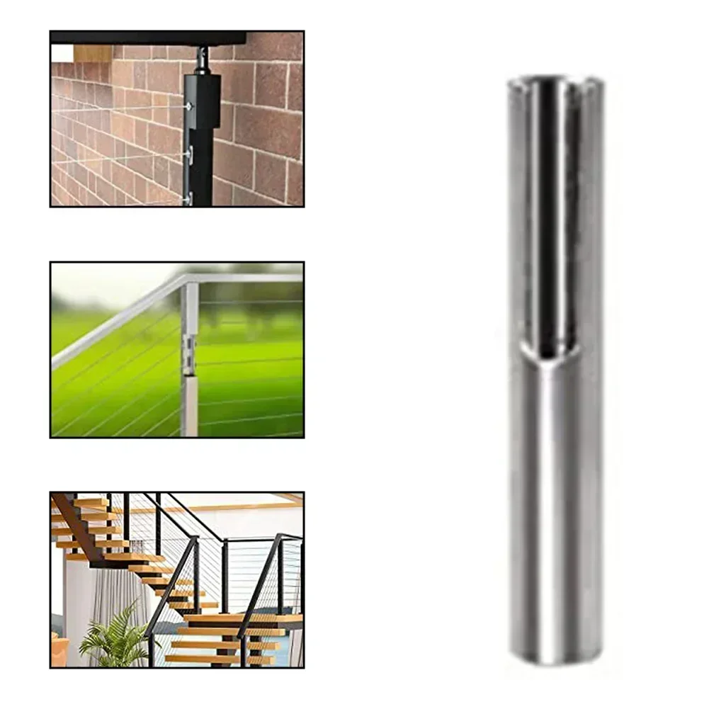 20Pcs Stainless Steel Invisible Terminal Fixed Elbow Anchor Terminals For 1/8inch Cable Railing Hardware Kits