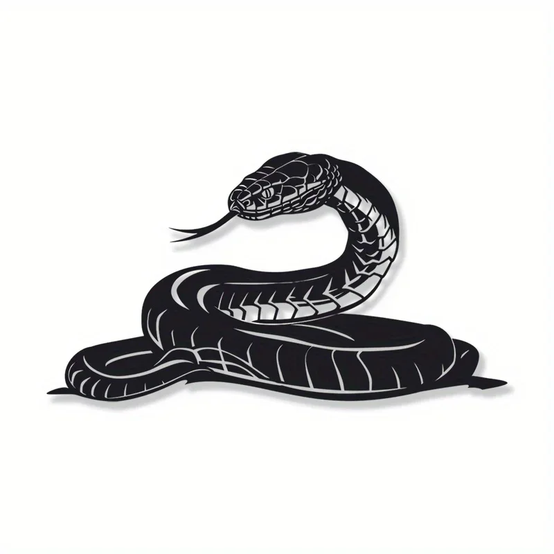 1 x trendiger Cobra-Schlangenaufkleber – auffälliges Reptilien-Design für die individuelle Gestaltung von Fahrzeug-Gadgets – wasserfestes, langlebiges Vinyl-Zubehör