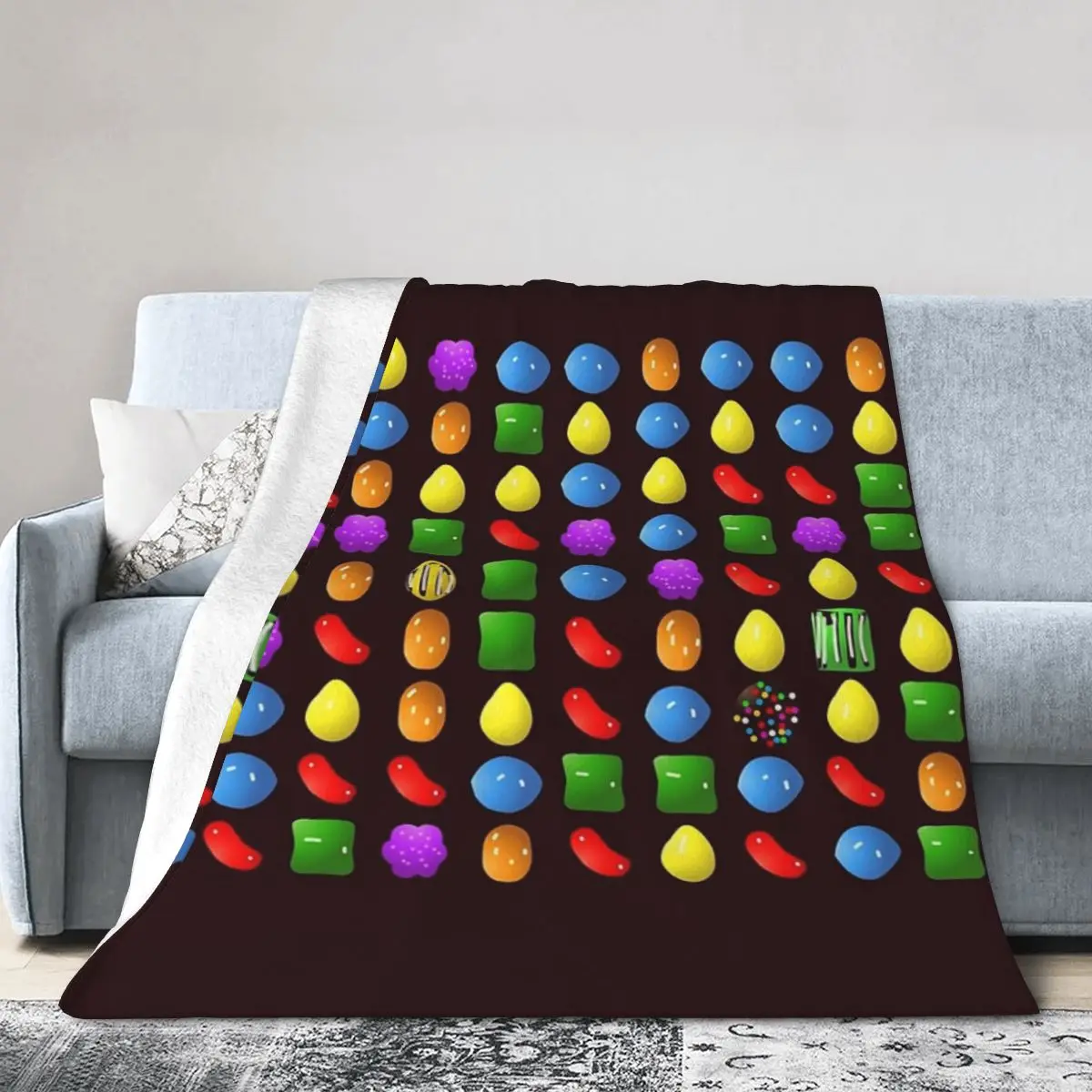 Quente Plush Flanela Lance Cobertor, Colcha macia, Esmagamento Candy Colcha Saga, Cama Sala, Piquenique Viagem Home Sofa, Novo