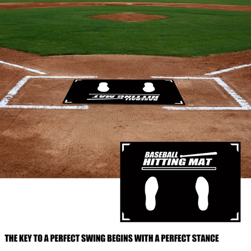 T Ball, Baseball And Softball Batting Training Mat Baseball Training Mats Posture Correcting Pad