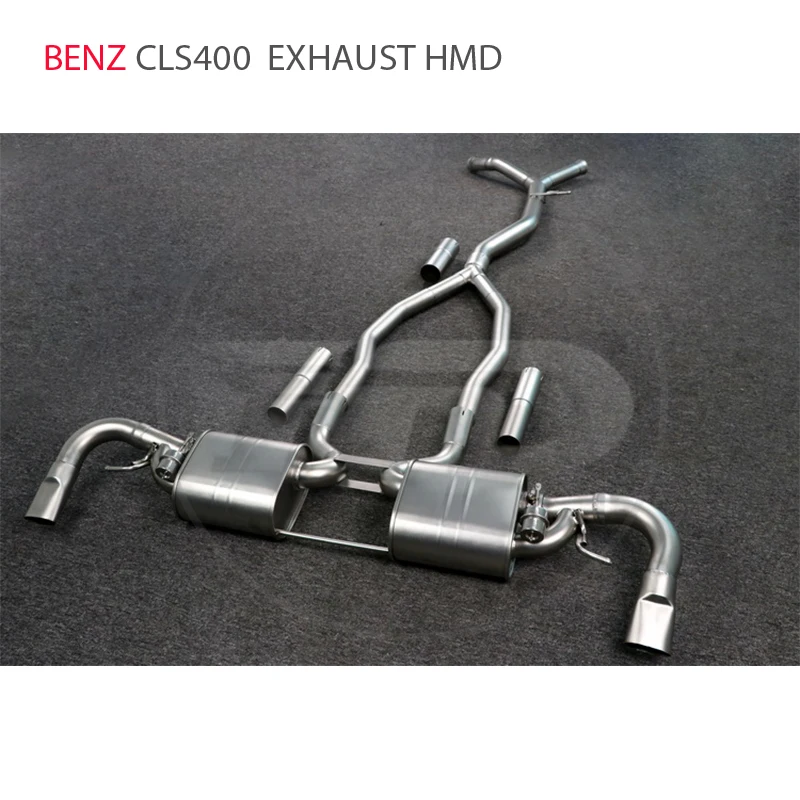 

HMD Car Accessories Stainless Steel Exhaust System Manifold for Mercedes Benz CLS400 Custom Valve Nozzle for Muffler