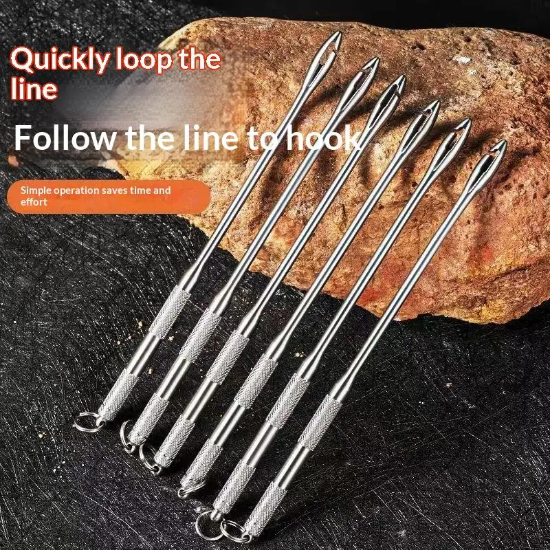Stainless Steel Hook Remover Deep Throat Fishing Hook Remover Multi-functional Hook Unloader