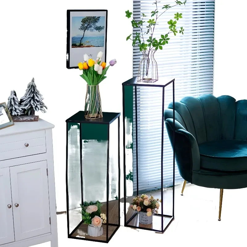 

stand, geometric metal, column wedding wedding, decorative flower stand, flower ball display stand, banquet stage, event guide