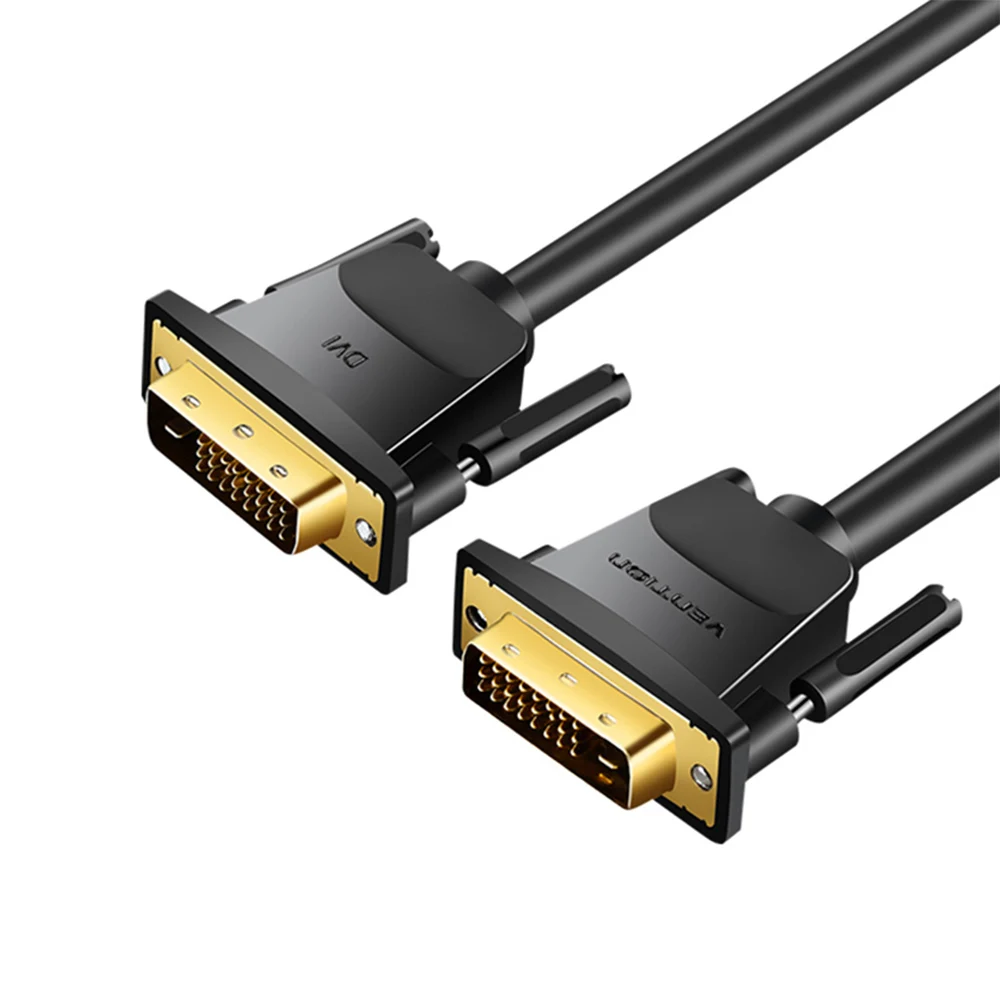 Interventie Dvi Kabel Dvi D24 + 1 Kabel Dvi Naar Dvi Kabel Male Naar Male Video Kabel 3M/1M/2M 5M Voor Computer Projector Laptop Tv Monitor