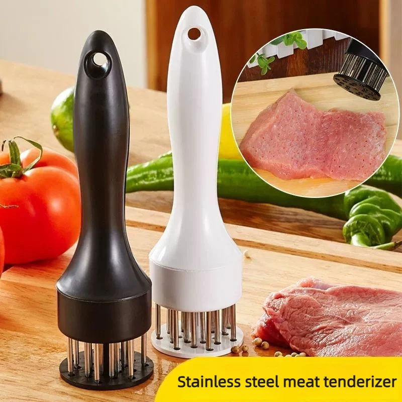 Household Stainless Steel Meat Tenderizing Needle Meat Breaking Tenderizer for Steak Pork Belly Flavor Penetration