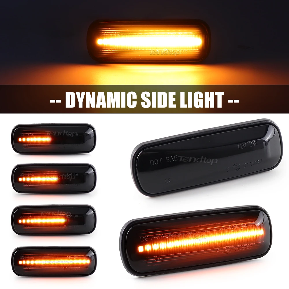 Dynamic For Honda Civic EJ EK EL CR-V Accord Orthia Tomeo Partner Led Turn Signal Side Marker Light For Ballade Hatchback Sedan