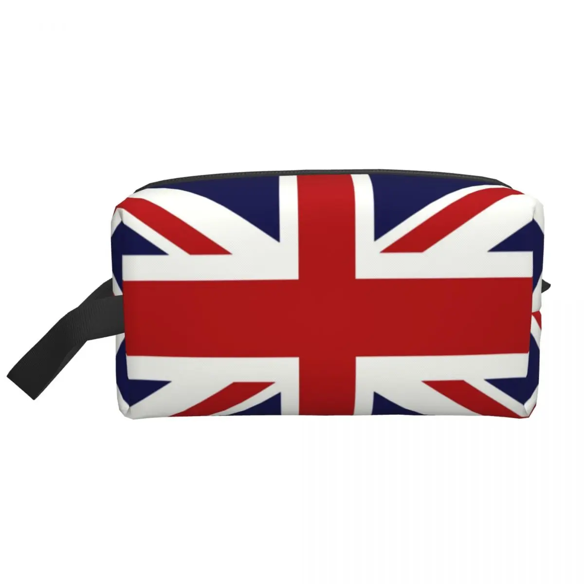 Custom Union Jack Flag Of The UK Toiletry Bag for Women Makeup Cosmetic Organizer Lady Beauty Storage Dopp Kit Case