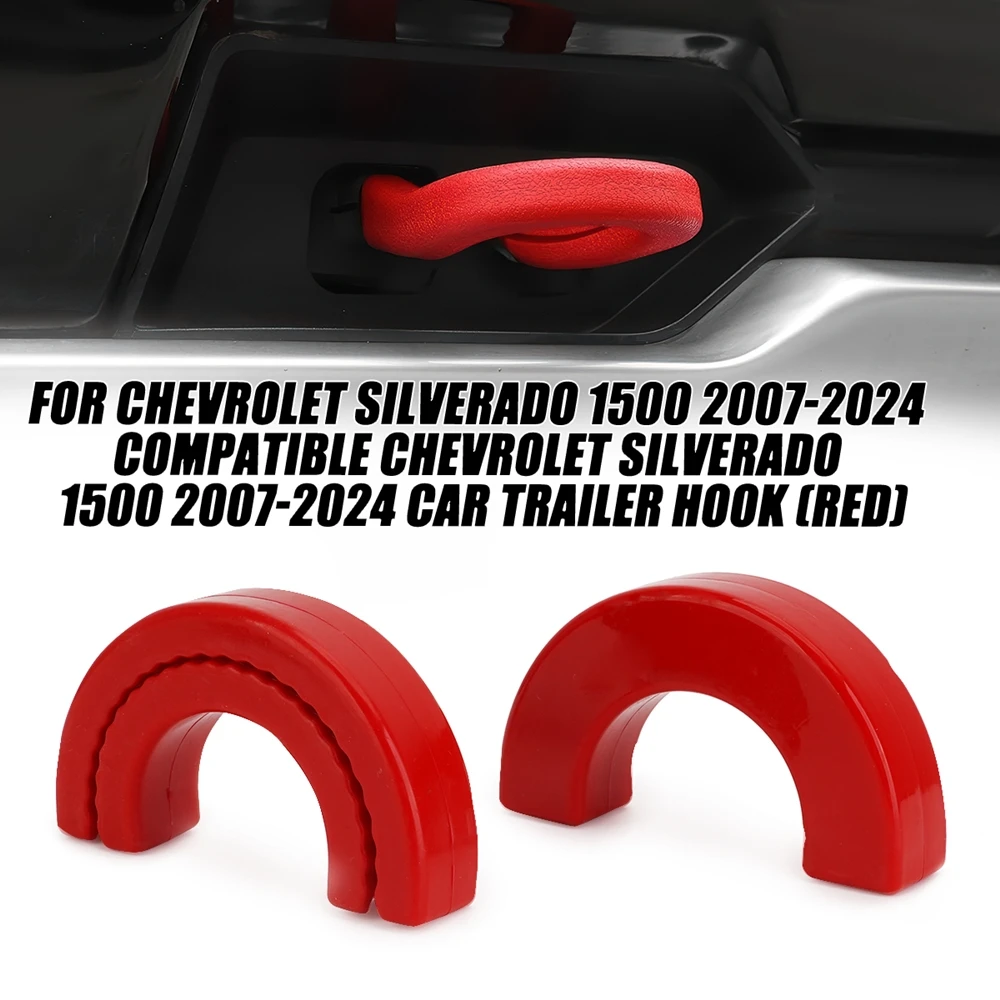 2/4PCS Trailer Hook  For Chevrolet Silverado 1500 2007-2024 Compatible With Chevrolet Silverado 1500 2007-2024 Automotive Parts