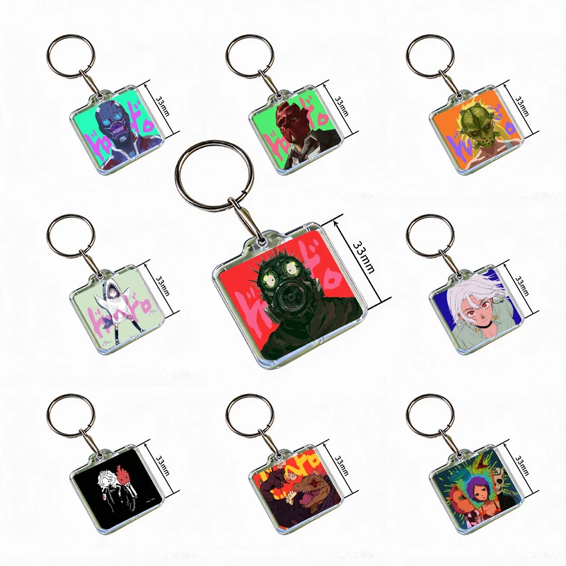 Japanese Anime Dorohedoro Acrylic Keychain Handmade Hanging for Clothes Backpack Decoration Accessories Gifts with Friends