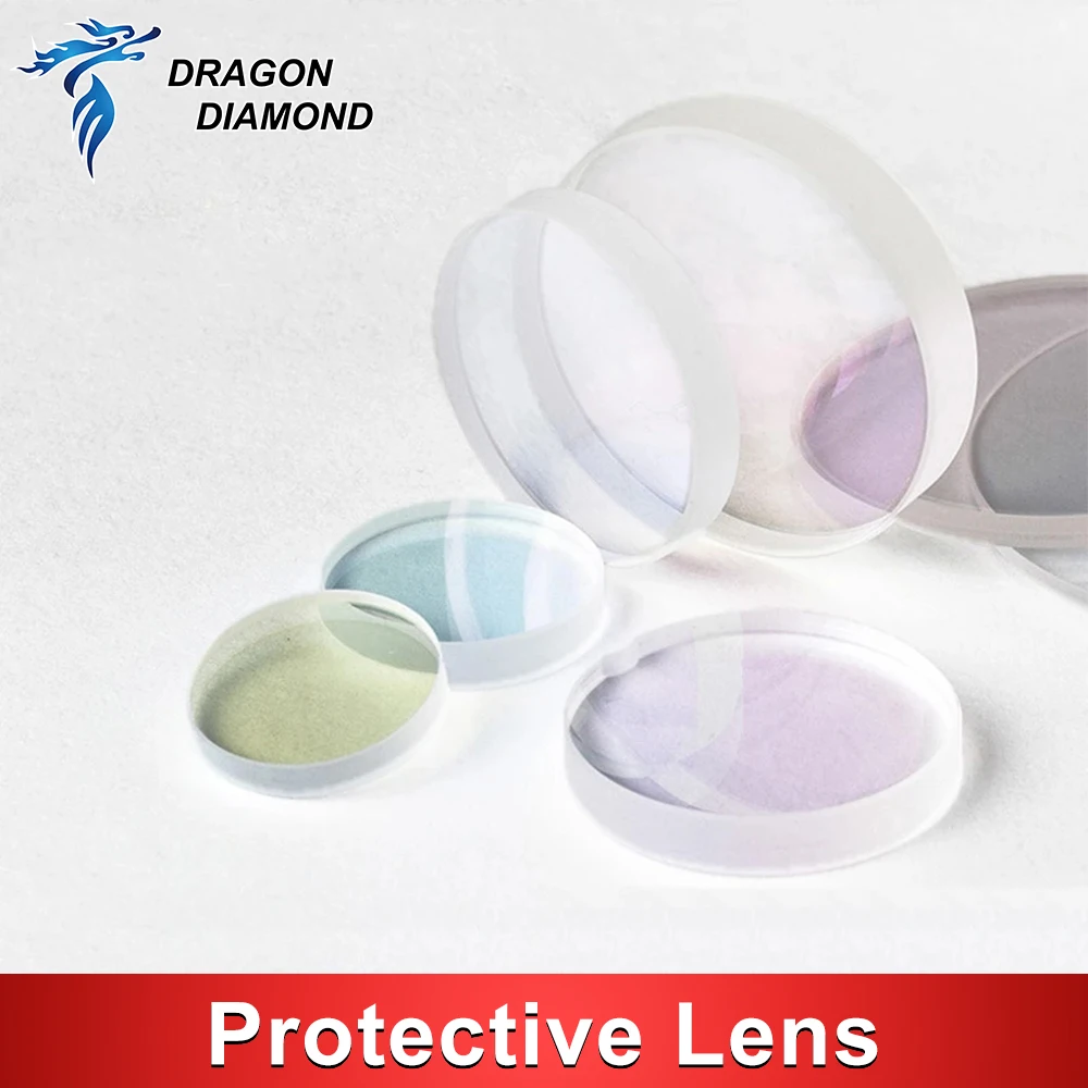 WholeSale 50PCS Optical Laser Protective Windows Protect Lens For 1064nm Welding Parts Laser Cutting Machine
