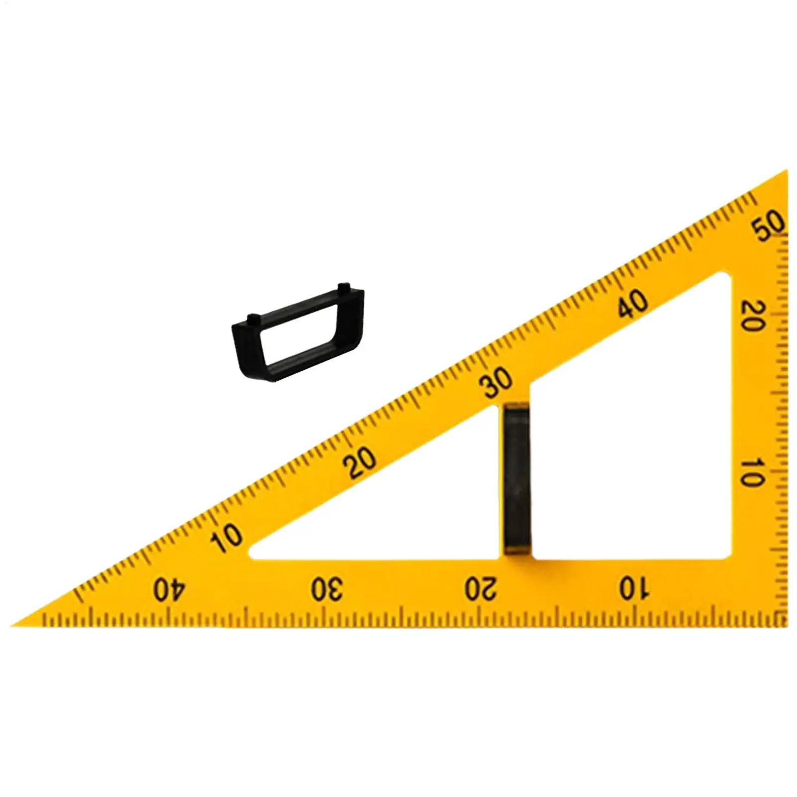 Large Teacher Protractor Geometry Measurement Tool Magnetic Engineer Protractor Ruler for Architect Engineer Artist Designer