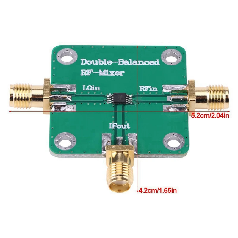 Rádio de microondas duplo balanceado rf misturador transdutor de frequência sma fêmea circuito diferencial sinal se filtro