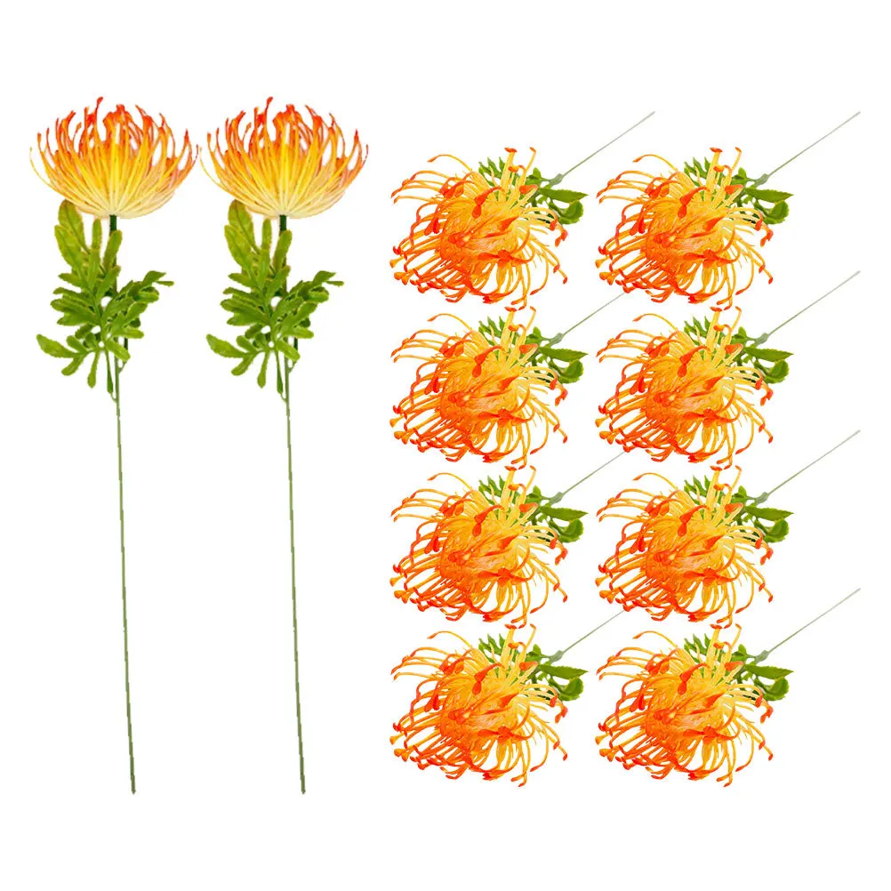 

10Pcs Artificial Flower Stems Real Touch Fake Flower Picks for Wedding Party Home Table Centerpiece Floral