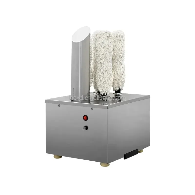 Gold Seller Electric glassware dryer  polishing cleaning  wiping machine  wine glass polishing machine