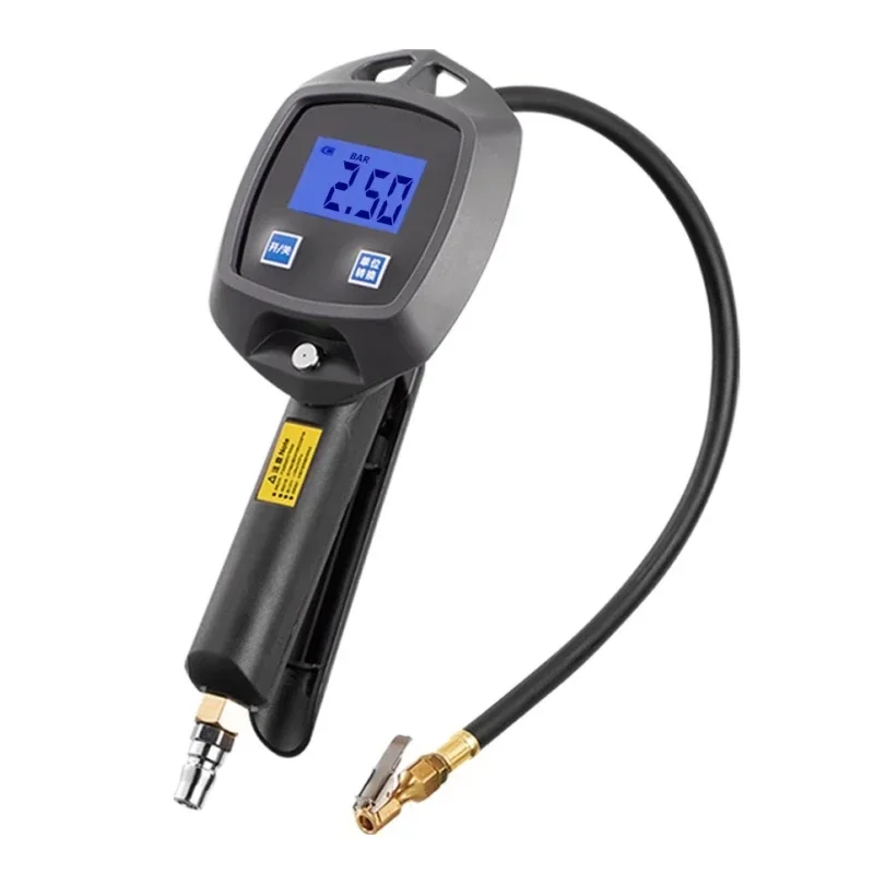 Auto Tire Charging Pressure Gauge Tire Pressure Digital Display Plus Gauge Tire Pressure Gun Electronic