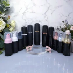 10Pcs 30ml 60ml Bright Black Plastic Foam Pump Bottle Foaming Soap Dispenser Shampoo Foam Refillable Bottle Travel Essentials