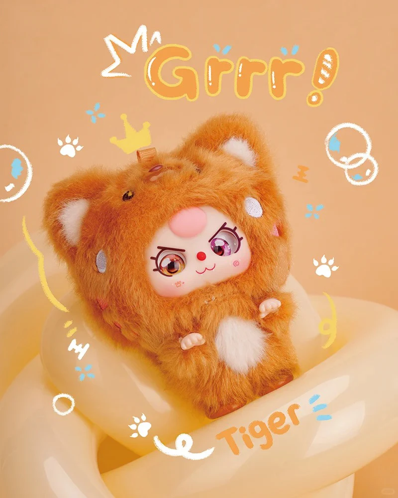 New Hot Style Baby Three Mini Hug Series Kawaii Blind Box Cute Bag Pendant  Collectible Dolls  Girl Gift  Desktop Ornament Toy