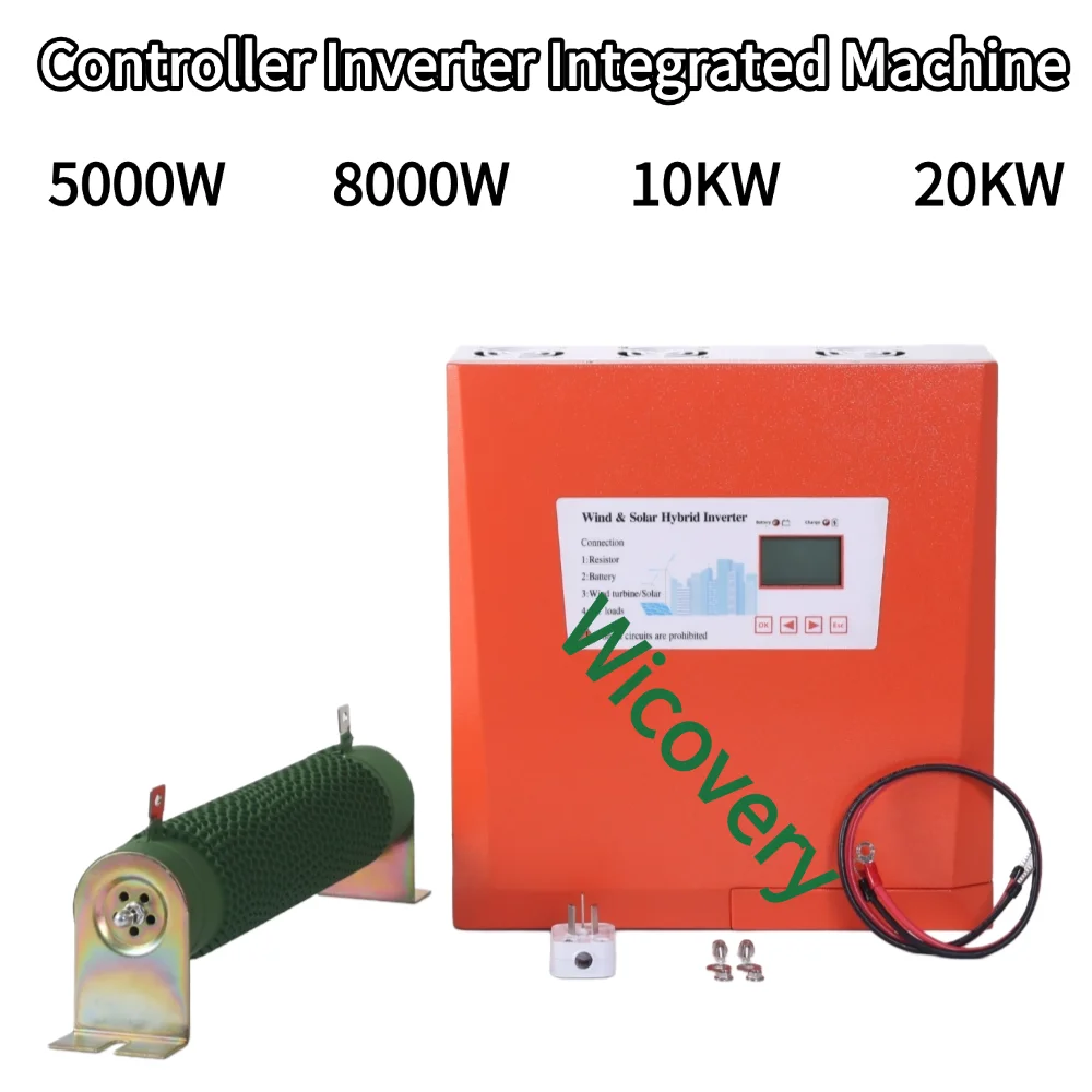 Solar Inverter With MPPT Controller Support Pure Sine Wave Photovoltaic Off Grid Reverse Control Integrated Machine 5KW 10KW