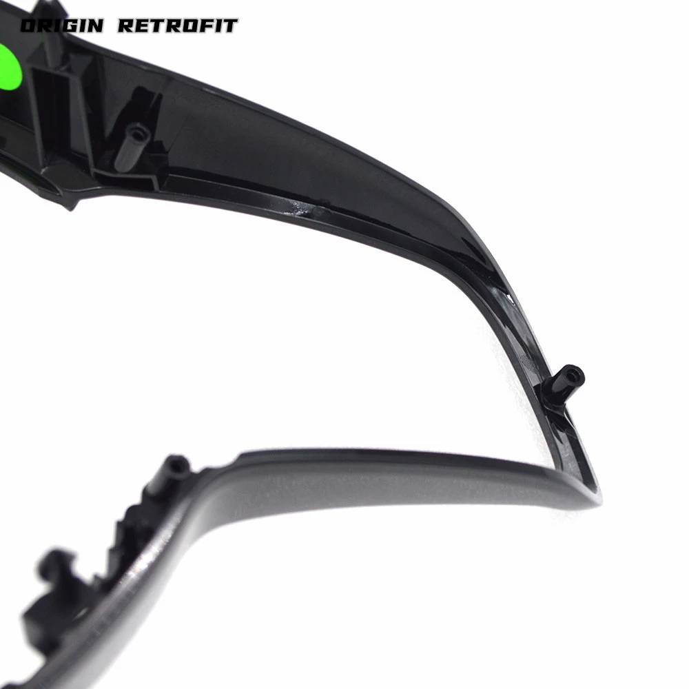 For VW R line Rline Steering Wheel Black Trim Black Piano Frame for Golf mk7 sports steering wheel without logo