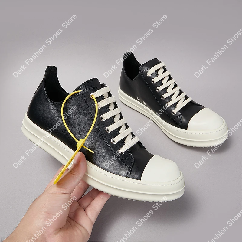 High Street Brand ROJOHNS Low Top Genuine Leather Board Owen Sneakers Men Casual Shoes Women Replica Luxury Ro Designer Trainers