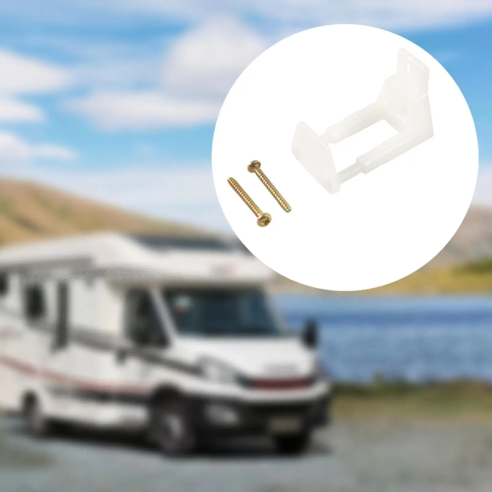 دليل الباب المنزلق RV القابل للتعديل، أجهزة الباب عالية الأداء مع براغي احترافية، تحل محل مباشرة وسهل التركيب