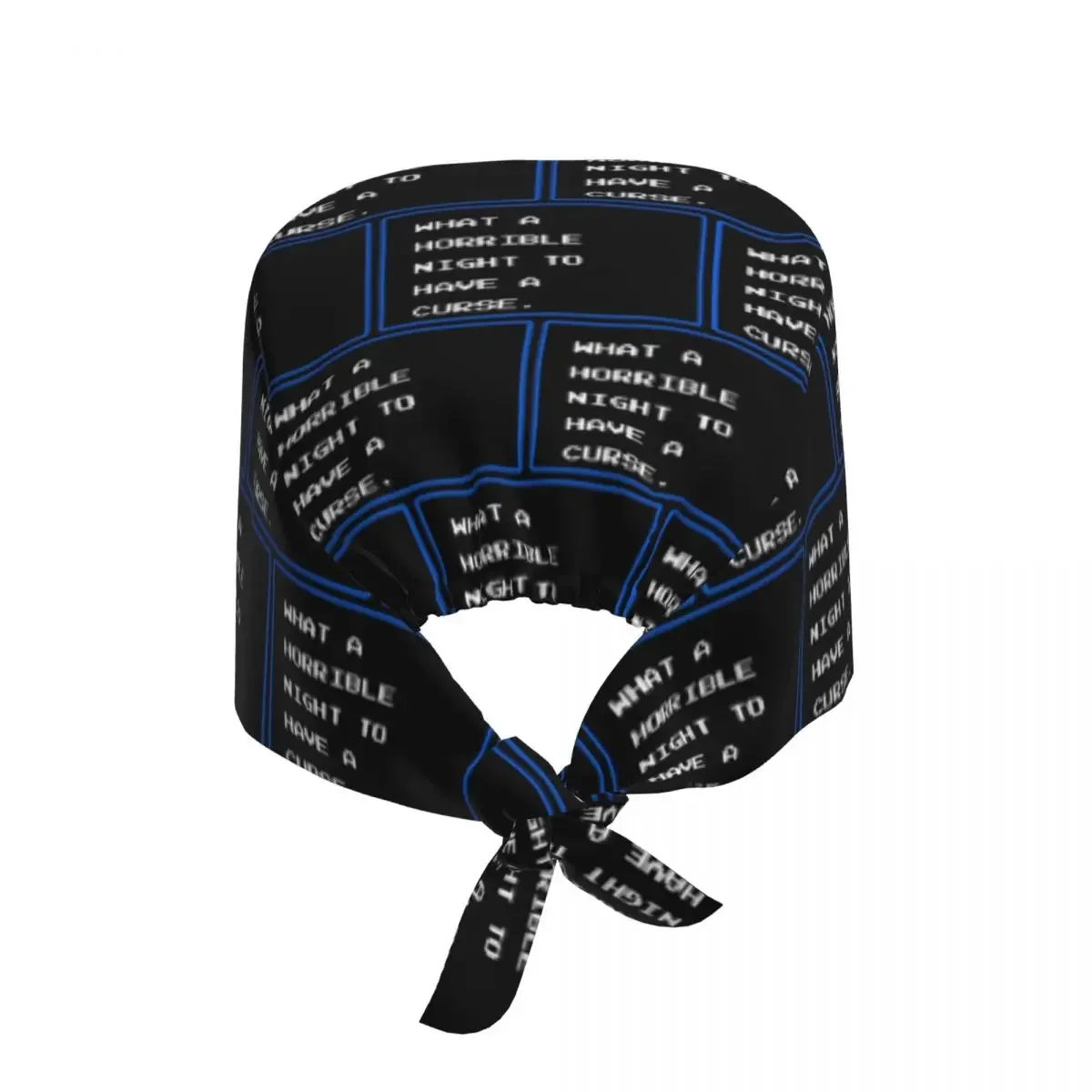 What A Horrible Night To Have A Curse Castlevania Game Scrub Hat Doctor Working Surgical Cap Men Women Nursing Caps for Dentist