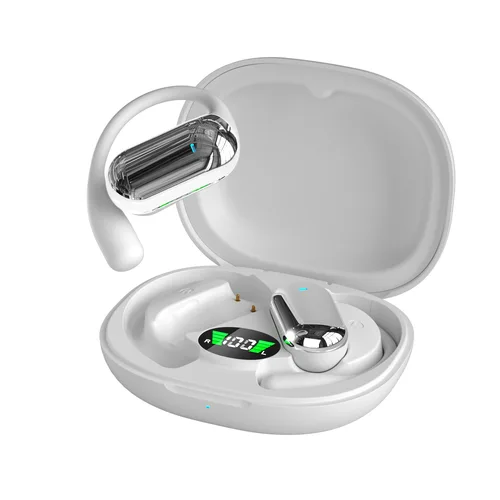 Imagen 2 del producto YYK-Q16S Auriculares Bluetooth Oreja colgante LARGA RESISTENCIA Deportes Reducción de ruido Auriculares con pantalla digital LED impermeables Bluetooth