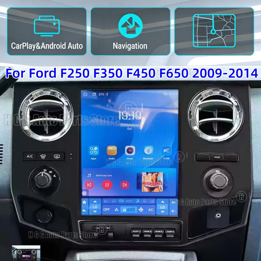 

12.1" Touch Screen Car Radio For Ford F250 F350 F450 F650 2009-2014 Android GPS Carplay Multimedia Video Player Stereo Head Unit