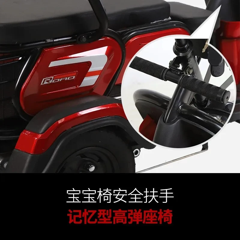 3-Whee Lead Battery 48V600W Adult Elder Leisure Travel Small Citycoco Scooter