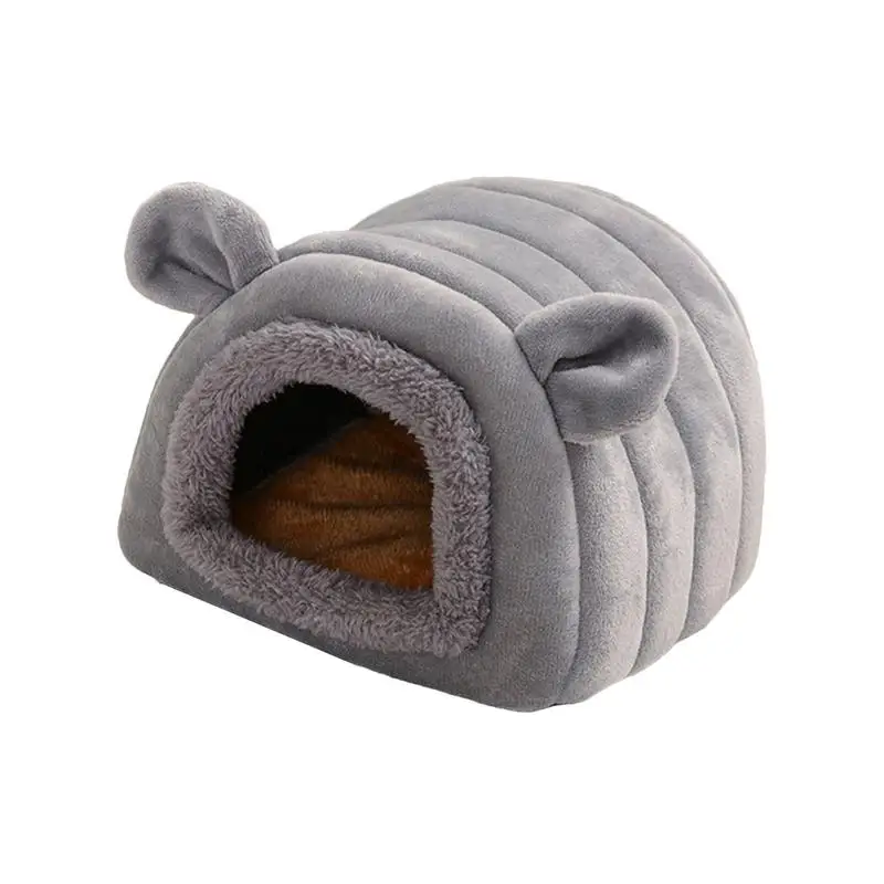 Cute Hamster Winter Warm House Bed Hamster Sleeping Bed Nest Hamster Bed Pet House Warm Nest for Parrots Hedgehogs Ferrets