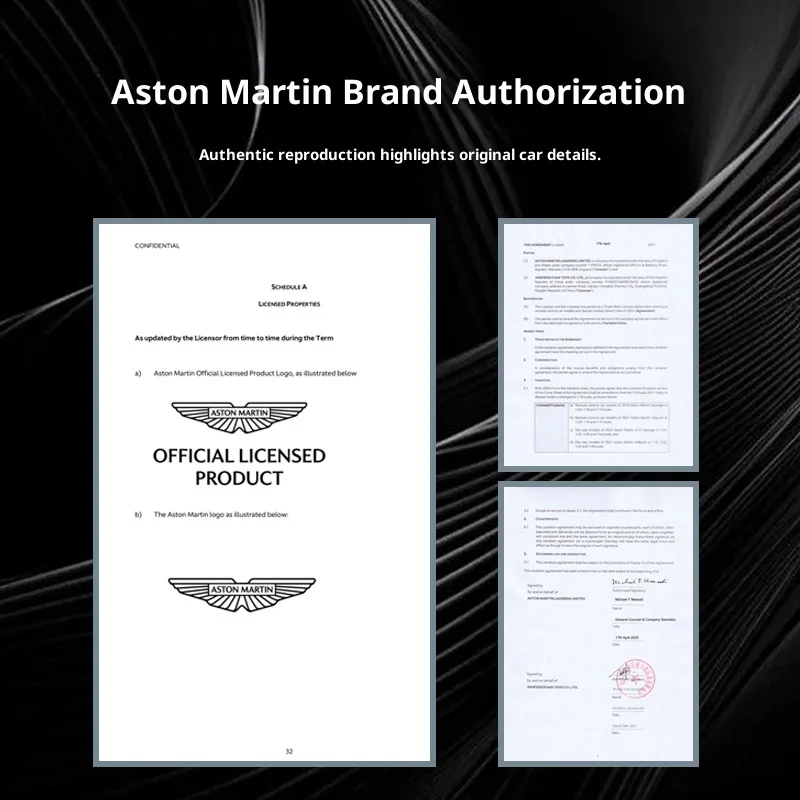 Tsc Aston Martin Valkyrie-modelo de coche de aleación a escala 1:18, exhibición coleccionable realista, juguete de regalo, vehículo sin Control remoto