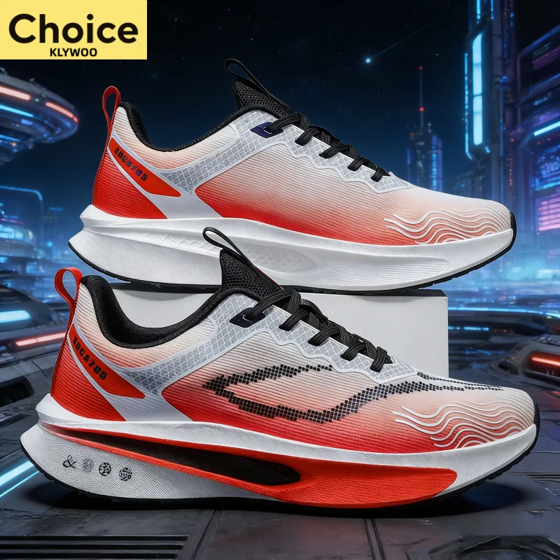 Running Shoes Carbon Plate Marathon Profession Men Sports Breathable Lightweight Women's Comfortable Athletic Casual Sneakers