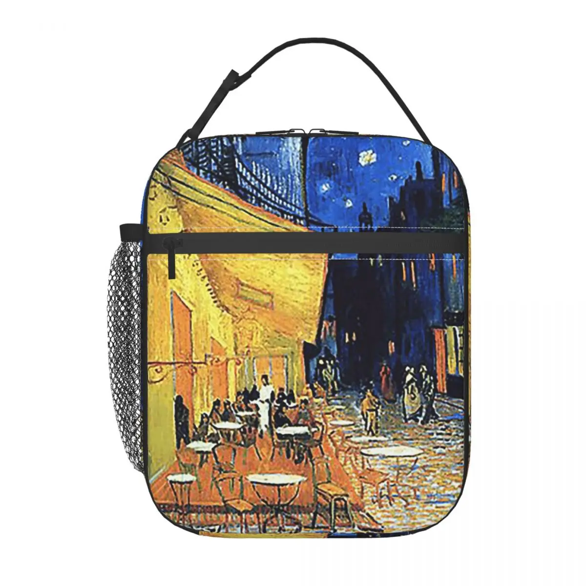 Vincent Van Gogh - The Cafe Terrace On The Place De Forum Insulated Lunch Bag Leakproof Food Boxes Thermal Lunch Box Tote