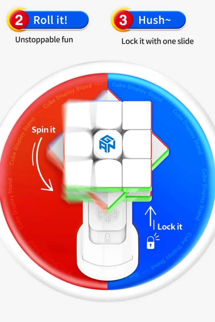 GAN Cube Display Stand for GAN Smart cube Gancube Stands for GAN Magnetic 3x3x3 Magic Puzzles Cubes