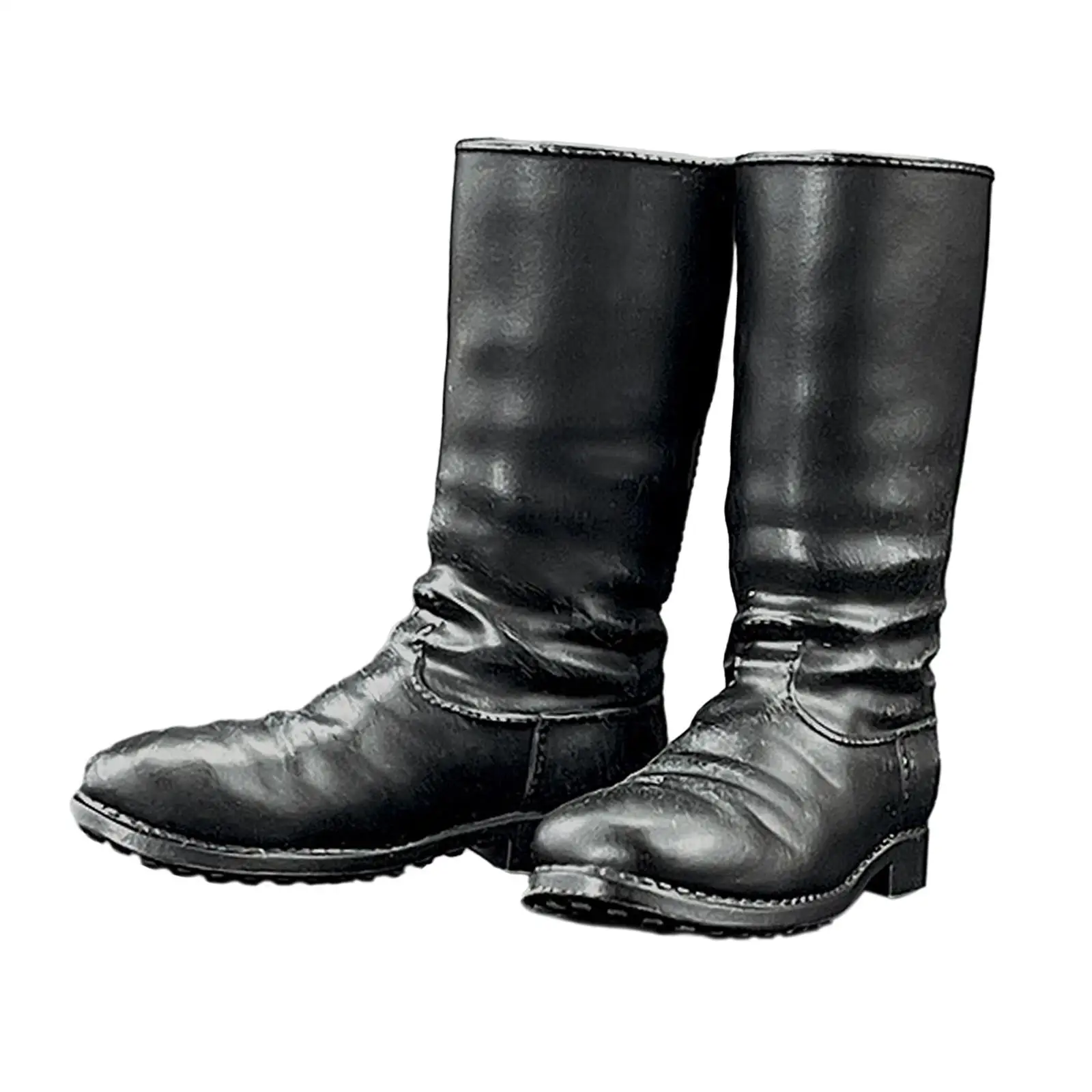 Premium Figure Boots Pp Material 1 6 Scale Doll Shoes High Top Model Accessory for Doll Collections Display
