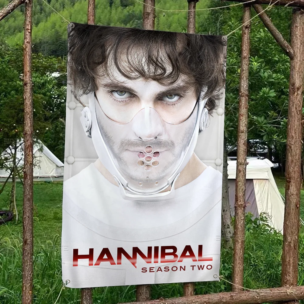 

Hannibal High End Quality Banner Printing Artistic Atmosphere Style Camping Flag