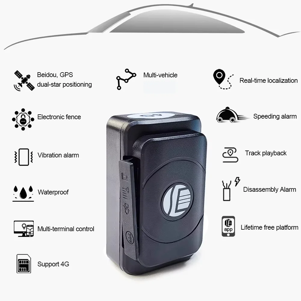 DAGPS Portable GPS Tracker 4G TK202 Long Battery Rastreador TK905 Wireless Magnetic GPS Tracker Hidden Tracking Device Locator