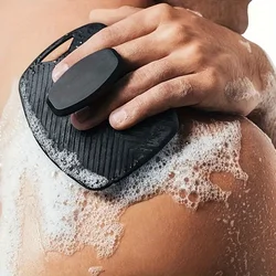 Zachte Siliconen Body Douche Scrub Borstel, Handheld Gezichtsreiniging Ovaal Gereedschap, Zachte Exfoliatie Massage Huid Badkamer Accessoire