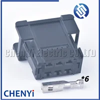Enchufe de resistencia del soplador de aire acondicionado automotriz hembra de 6 pines 98438-1002 984381002 0984381002   Para Peugeot 307 308 408 Citroen