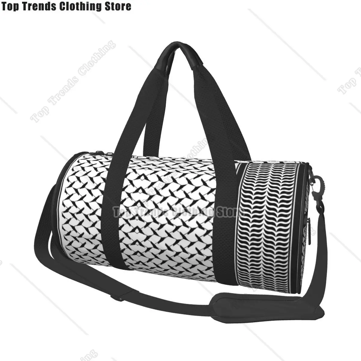 

Keffiyeh Ramallah Sport Bags Cool Large Capacity Gym Bag Waterproof Couple Printed Handbag Training Cute Fitness Bag