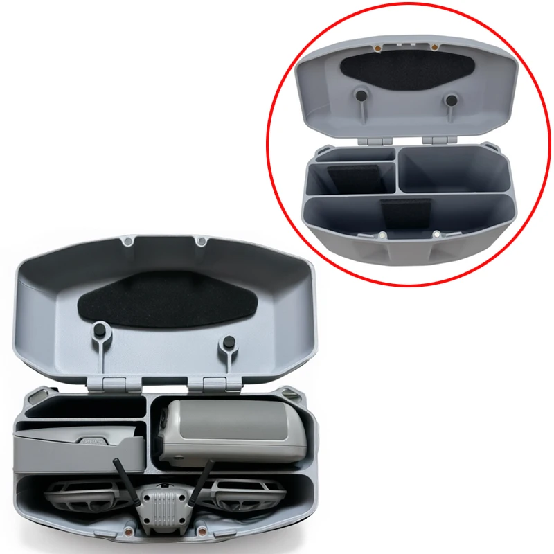 1PCS Hard‑Shell Storage Case For DJI Neo2 Drone/Remote Controller/Battery Organizer Magnetic‑Lock Design with Foam Padding