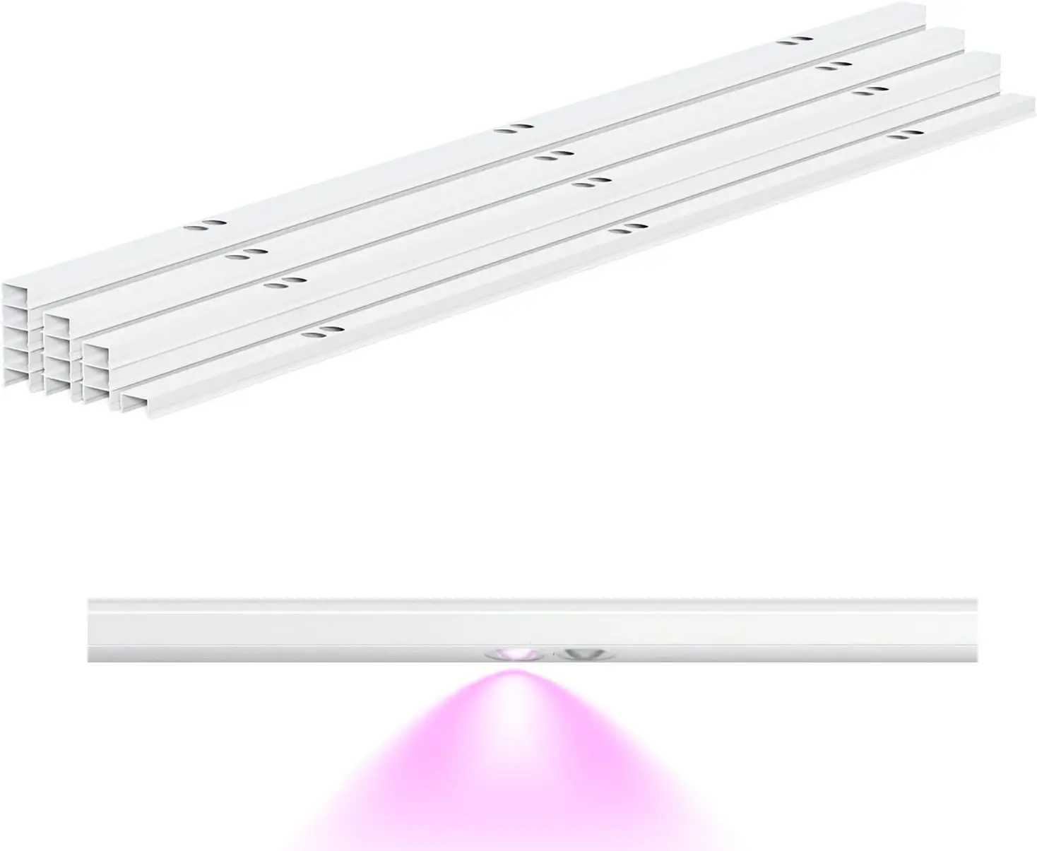 

50ft RGBWW Smart LED Strip Lights Kit with Aluminum Channel for Outdoor Permanent Eaves Lighting