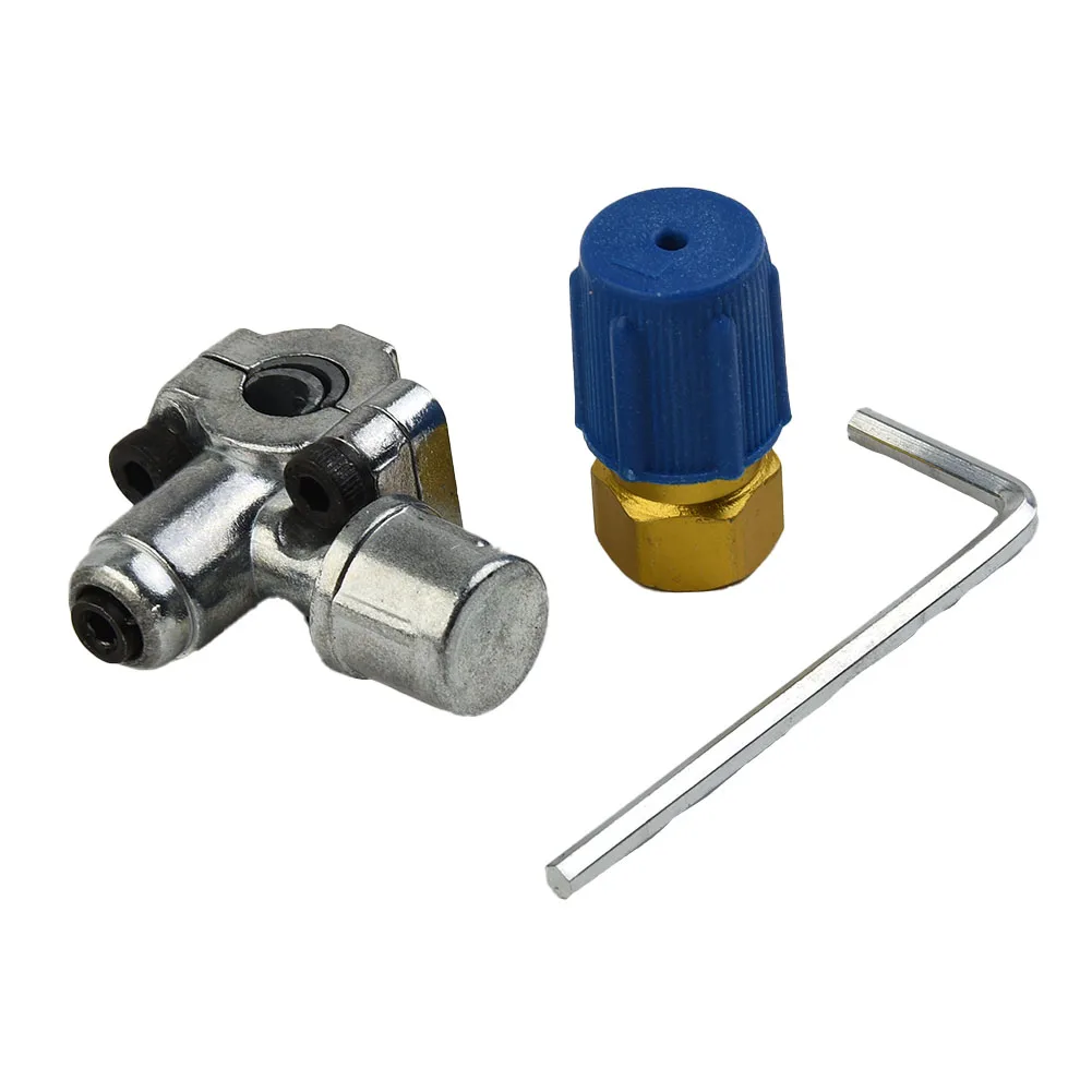 1set Retrofit Valve With Dust Cap BPV-31 Piercing Tap Valve Kit For 1/4 Inch 5/16 Inch 3/8 Inch Outside Diameter Pipes Car Parts