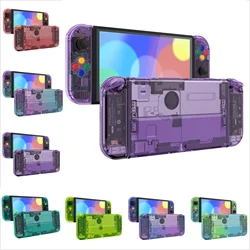 eXtremeRate Custom Full Set Shell for Nintendo Switch OLED, Replacement Back Plate Kickstand & Joycon Housing Buttons