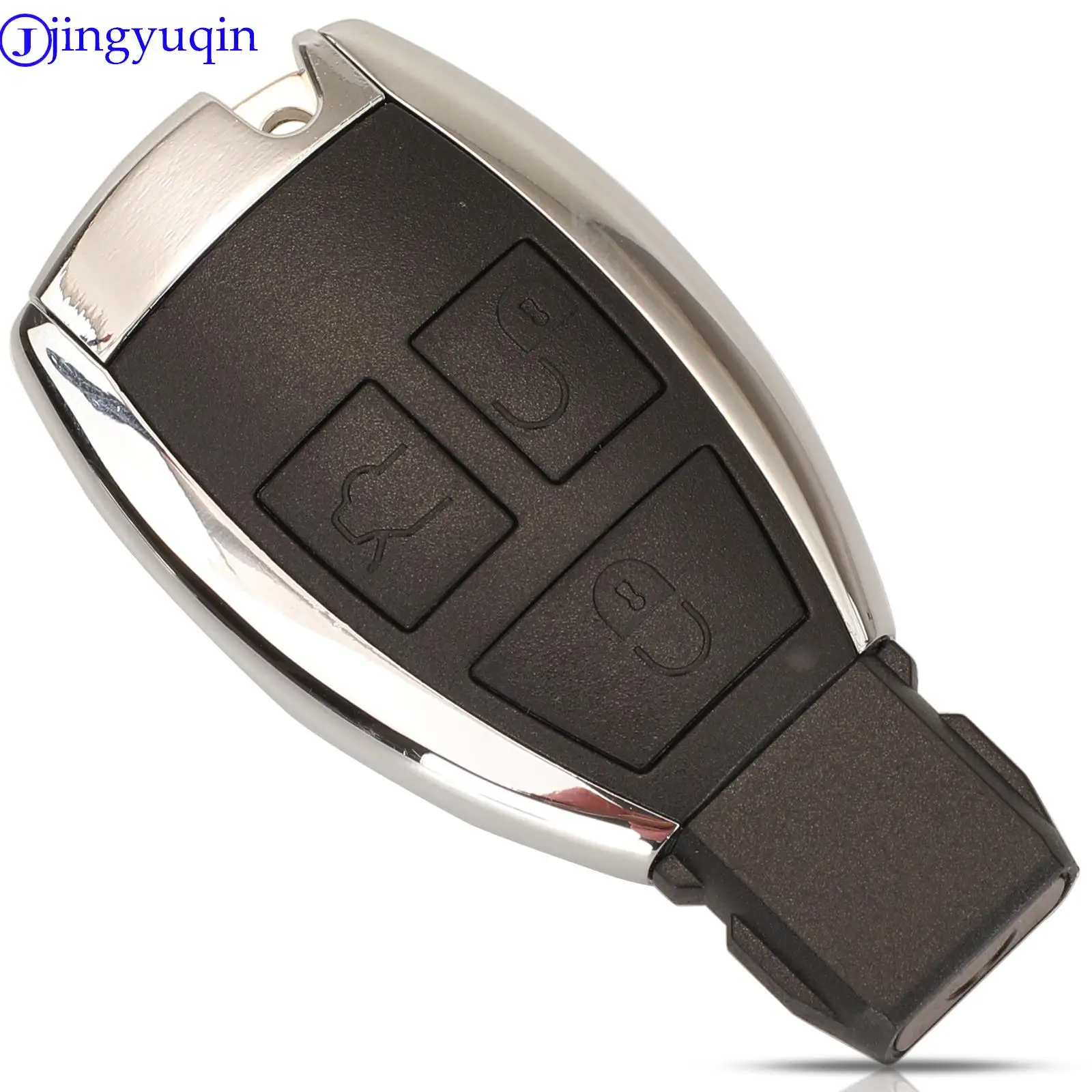 jingyuqin Modified Car Key Shell Case Cover For Mercedes Benz B C E ML S CLK CL Replacement Smart Car Key Shell 2/3/4 Buttons