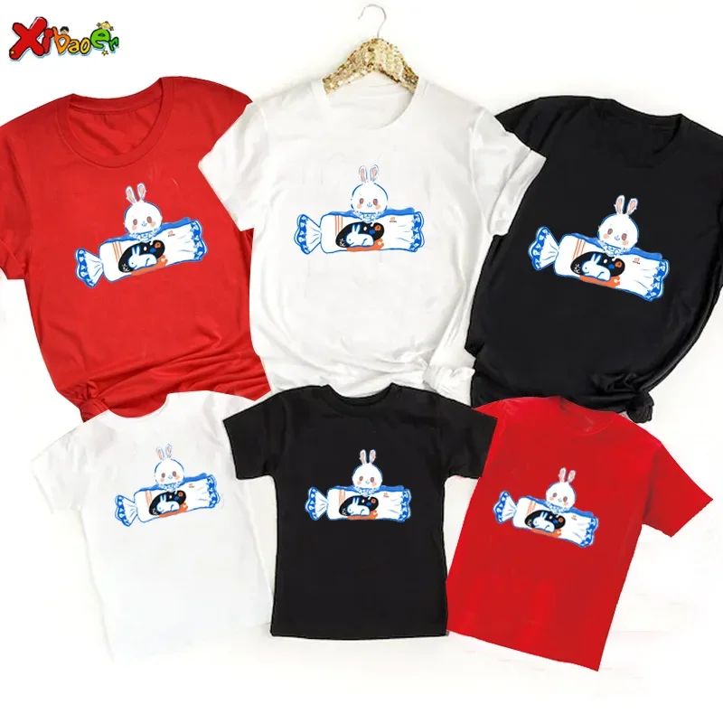 Easter Matching Shirt Bunny Family T-Shirt Family Easter Outfit Clothes Party Summer Holiday T Shirt White Rabbit Couple Tee